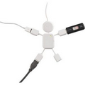 USB Hub Man w/ 4 Ports